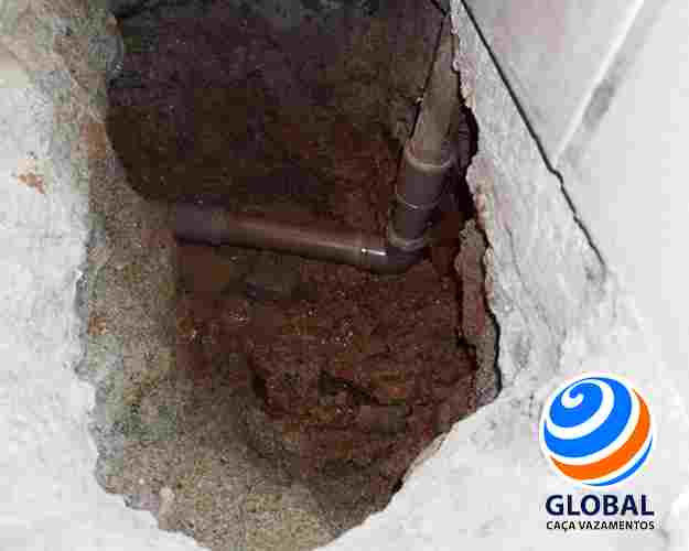 Manutenção técnica de vazamento de água Global