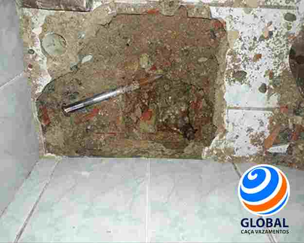 Detecção de Vazamento de Água tipo Goteira em Canos Ocultos de Ferro, Cobre e PVC