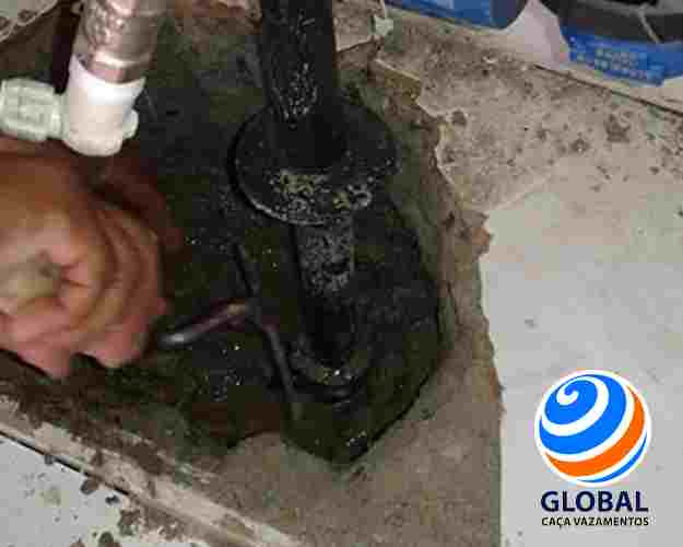 Empresa de caca de vazamento água